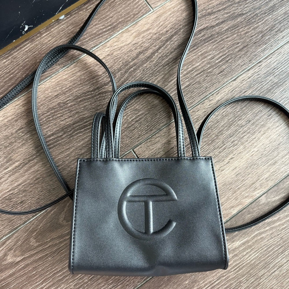Telfar Black Small Shopping Bag